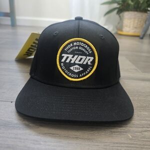 Thor S23 Seal Hat OS Black Yellow White NWT